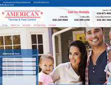 Tablet Screenshot of americantermiteandpest.net